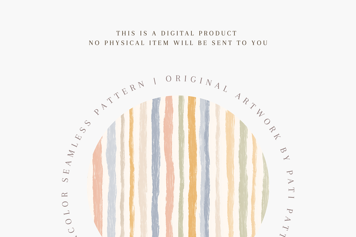 Kids Vintage Stripes Seamless Patter, a Pattern Graphic by Pati Charm Studio (Photo 4 of 7)