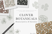 Clover Botanicals - Florals & Leaves, an Illustration by Momo Studio (Thumbnail 1 of 12)