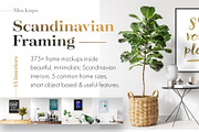 375+ Mockups ‒ Scandinavian Framing, a Print Template by Frisk Shop (Thumbnail 2 of 27)