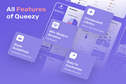 Queezy Dashboard Quiz Dashboard UI, an UI Kit Template by Creative Perspective (Thumbnail 3 of 8)