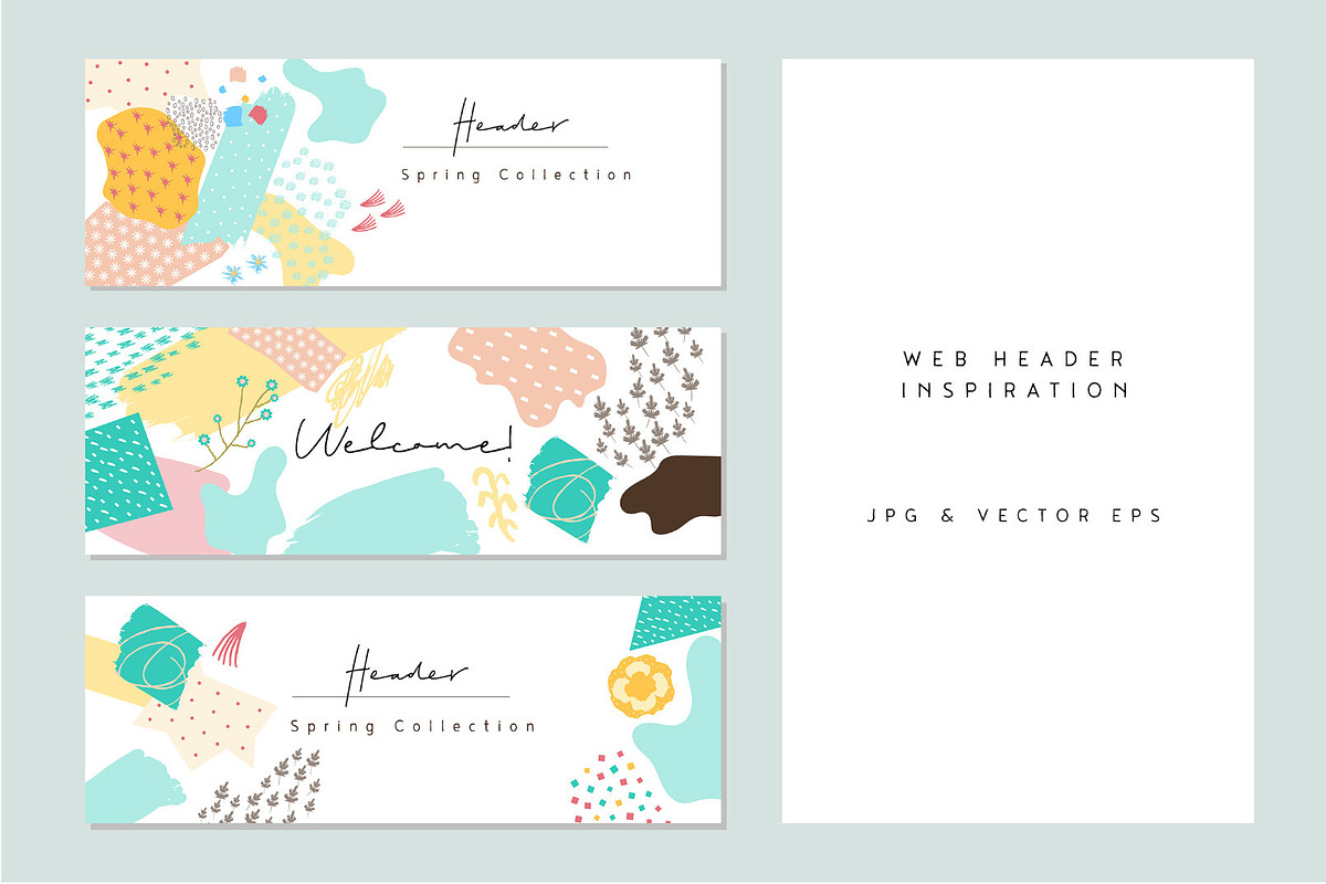 Spring Siesta - Romantic, Abstract, a Pattern Graphic by Paperly Studio (Photo 6 of 10)