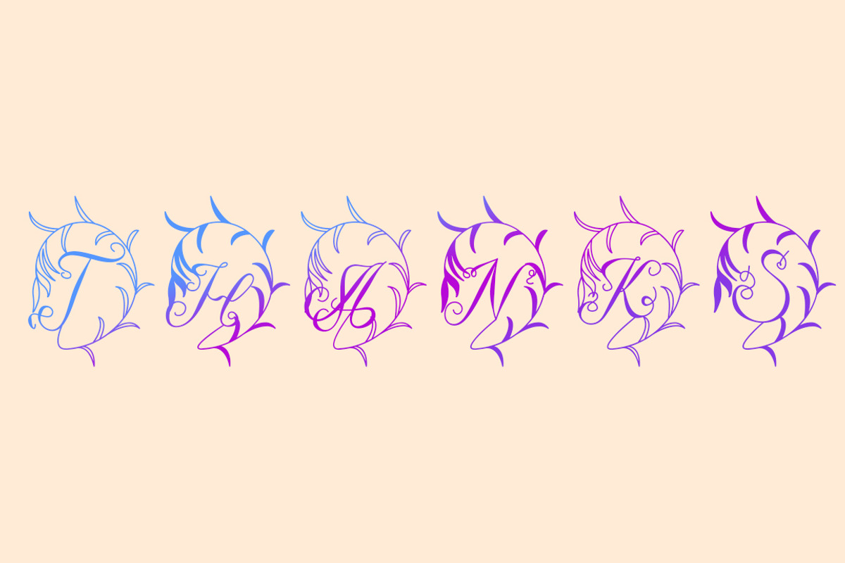 Kushina Monogram Font Logo, a Symbol Font by MC Creative (Photo 8 of 8)