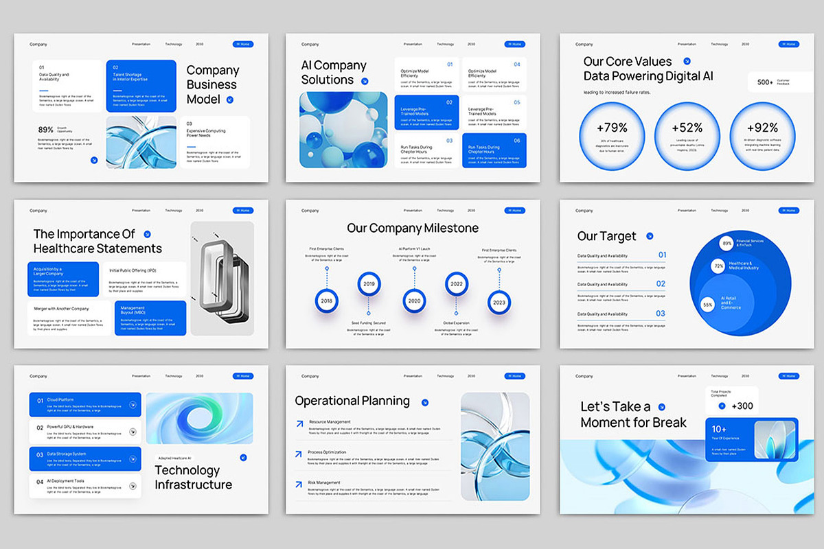 AI Healthcare Presentation Template, a Presentation Template by TypeMakers (Photo 3 of 5)
