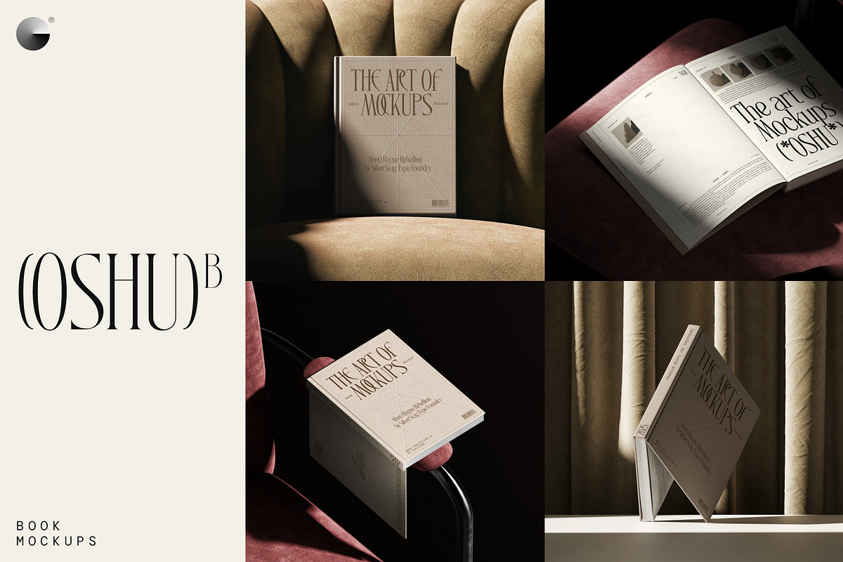 Book mockups V2 (63 PSD), a Books & Magazine Mockup by Creatoom (Photo 1 of 12)