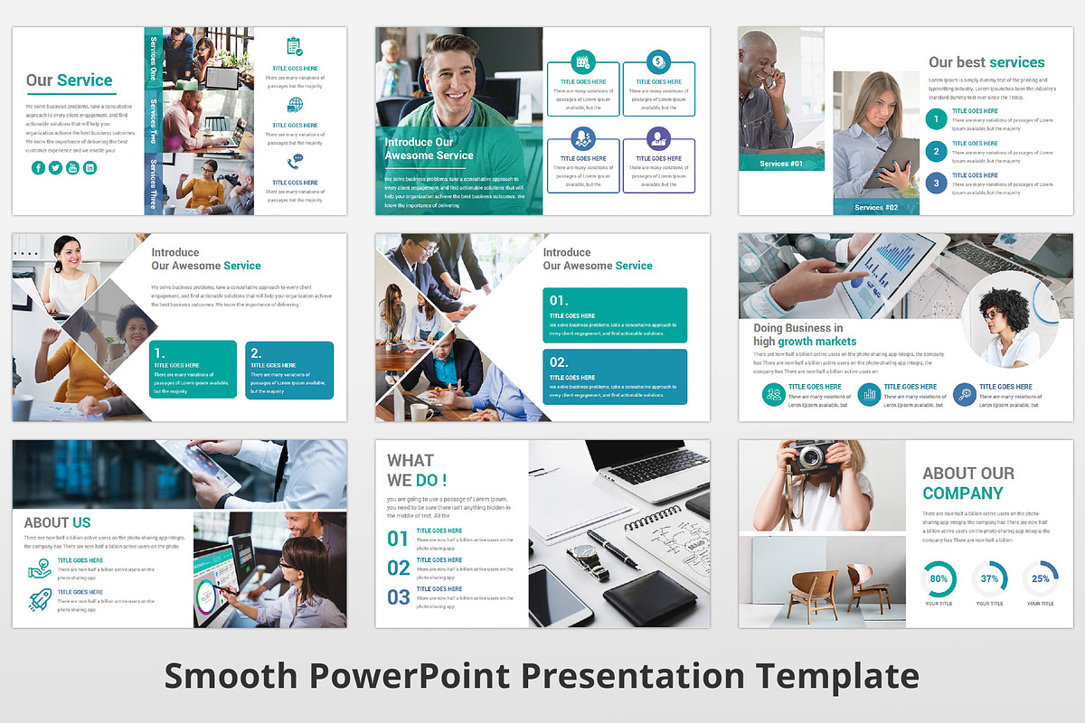 Smooth PowerPoint Template, a Presentation Template by GraphicStan (Photo 5 of 25)