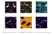 Crane Retro Art Style Patterns, a Pattern Graphic by karenfoleyphoto (Thumbnail 3 of 7)