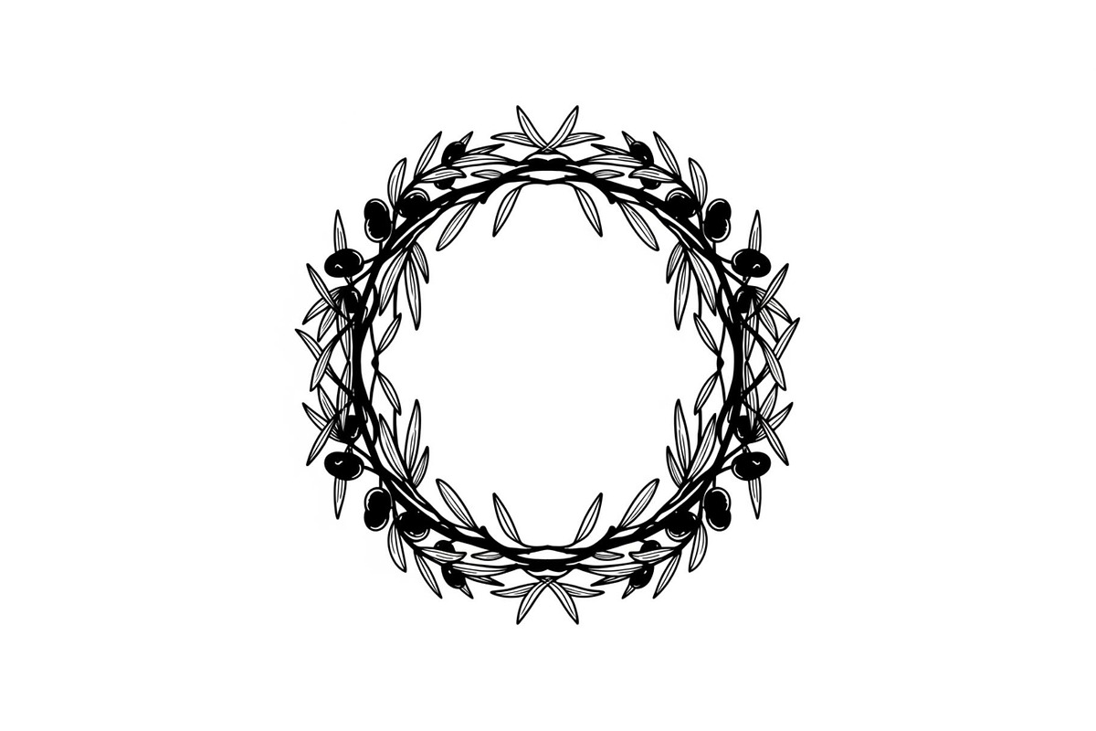 Floral Wreath Circle SVG Bundle, an Illustration by Creativeshirt (Photo 29 of 51)