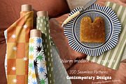 Contemporary Designs - 100 Patterns, a Pattern Graphic by DreamoraArt (Thumbnail 5 of 10)