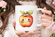 Kawaii Glitter School Clipart, an Illustration by RobertsArt (Thumbnail 3 of 7)