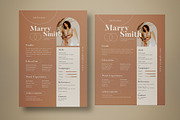 Aesthetic Resume, a Resume Template by graphicook (Thumbnail 2 of 3)