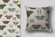 Butterflies seamless vector set, a Pattern Graphic by PatternsBlooming (Thumbnail 3 of 5)