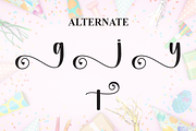 Birthday | Script Font, a Handwritten Font by Scratchones (Thumbnail 5 of 6)
