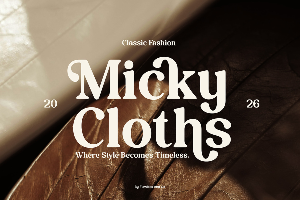 Adivera - Retro Serif Font, a Serif Font by Flawless And Co (Photo 2 of 10)