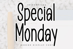 Special Monday, a Serif Font by InermediaSTUDIO