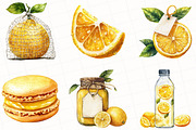 Watercolor Flavorful Lemon Clipart, an Illustration by OK Design (Thumbnail 5 of 5)