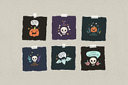 Scary & Cute. Halloween pack., an Education Illustration by kondratya (Thumbnail 3 of 7)