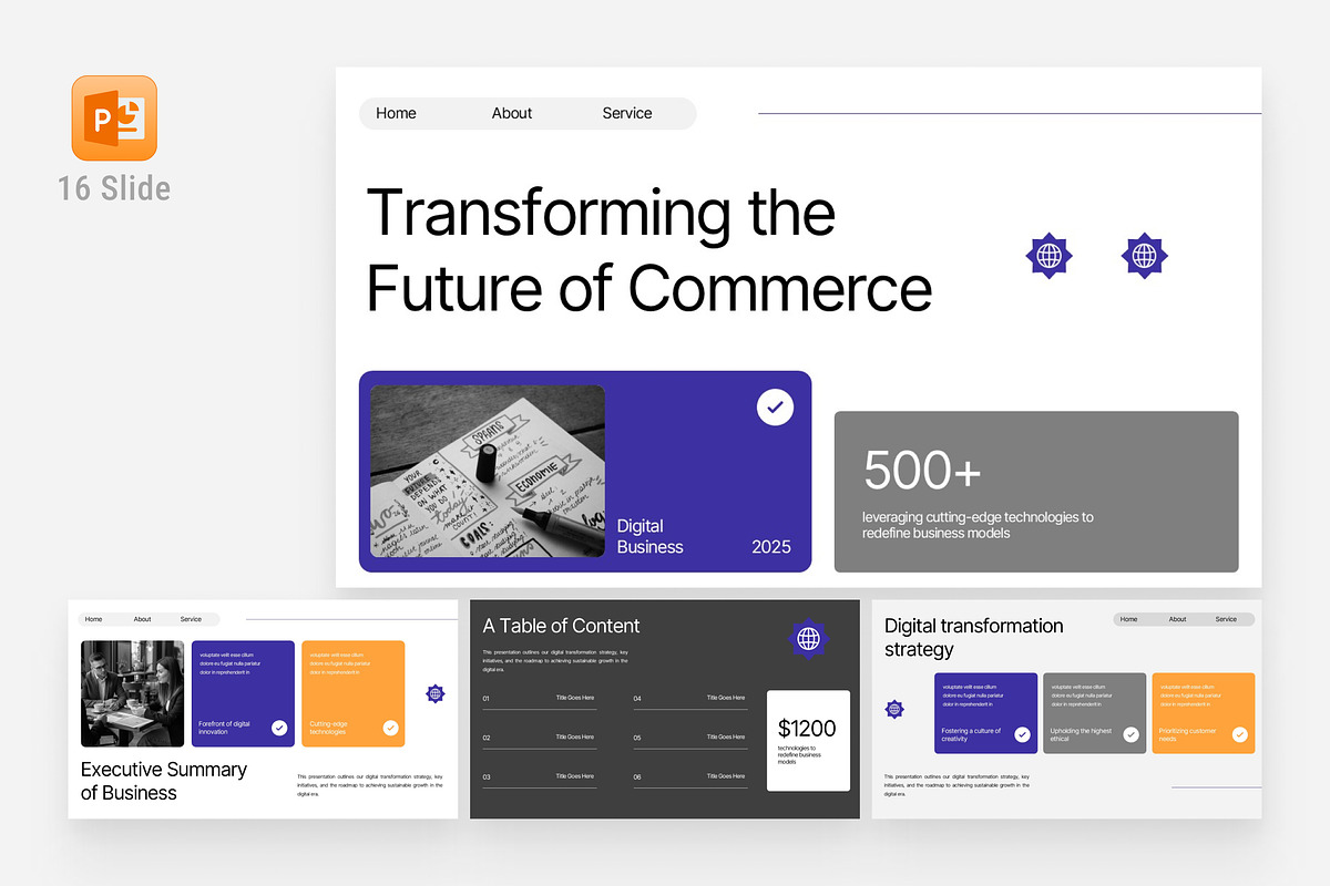 Digital Innovation Pitch Deck, a Presentation Template by Eklip Studio (Photo 1 of 5)