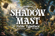 Shadowmast - Whimsical Fable Type, a Serif Font by HipFonts (Thumbnail 1 of 8)