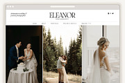 Eleanor Showit Website Template, a Marketing Template by Rachel Kick (Thumbnail 1 of 4)