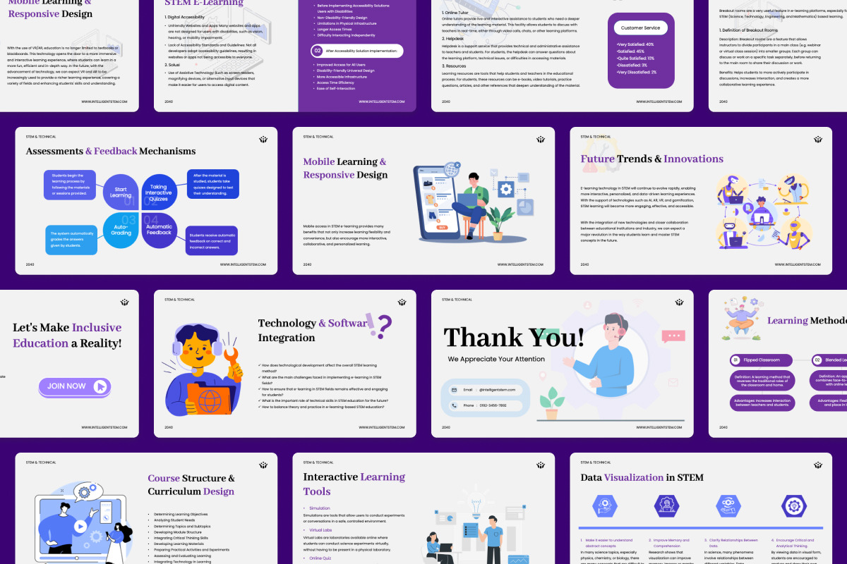 STEM & Technical E-Learning Presenta, a Presentation Template by twinstd (Photo 5 of 5)