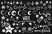 Stars, moon and backgrounds, an Illustration by Lina_Lisichka (Thumbnail 4 of 10)