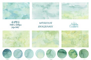 Big green set in watercolor., a Texture Illustration by BrushArtDesigns (Thumbnail 3 of 9)