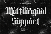 The Wayler - Gothic Blackletter Font, a Blackletter Font by RagamKata (Thumbnail 10 of 10)