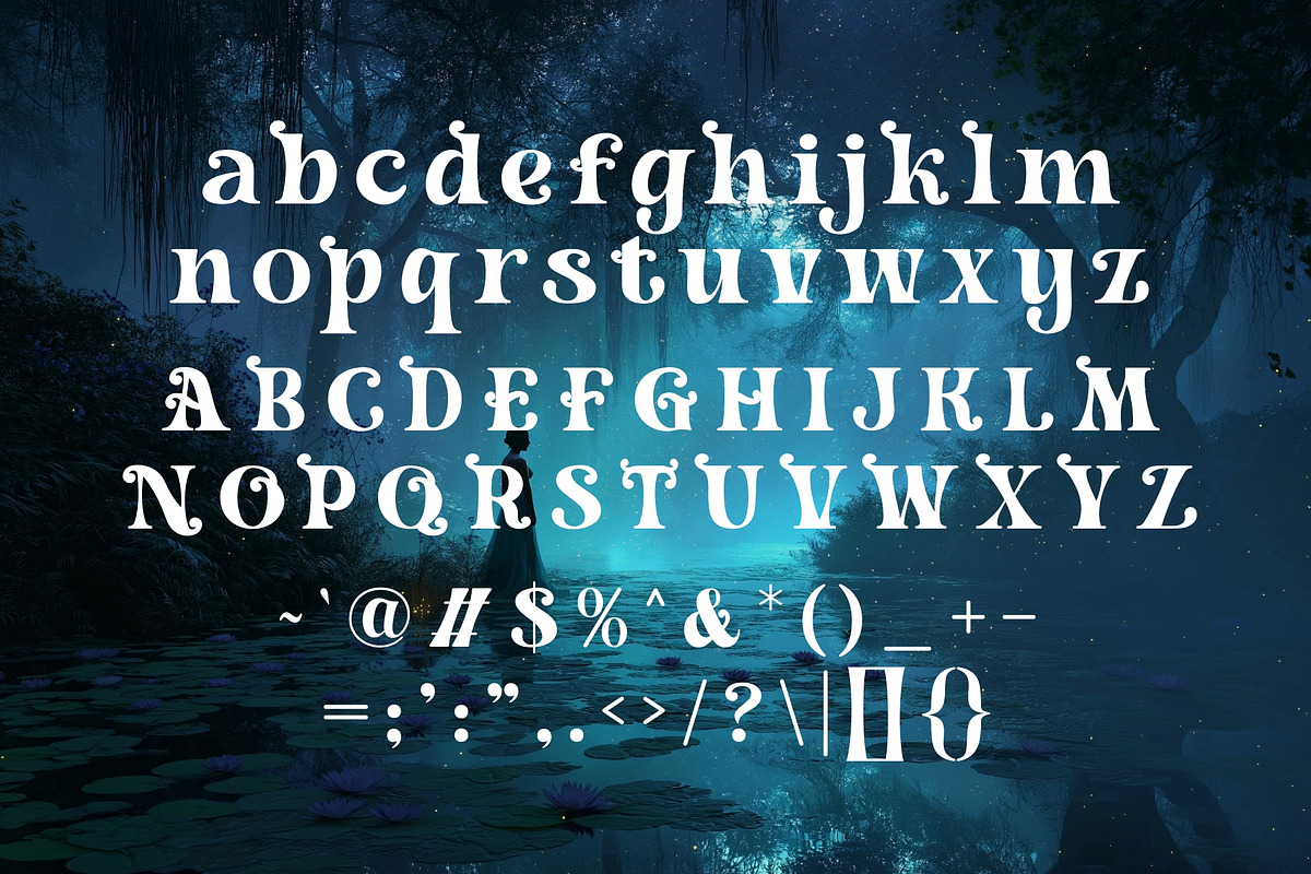 Shadowmast - Whimsical Fable Type, a Serif Font by HipFonts (Photo 2 of 8)