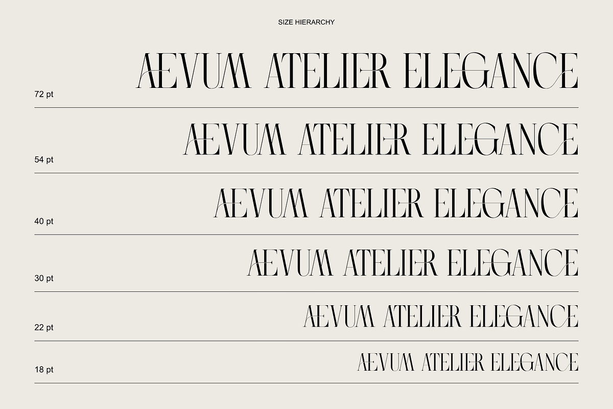Asfar - Modern Ligatures Font, a Serif Font by Nirmana Visual (Photo 7 of 10)