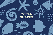 200+ OCEAN CLIPARTS - HAND DRAWN, a Seasonal Illustration by JuDesign (Thumbnail 1 of 23)