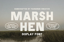 Marsh Hen Fonts