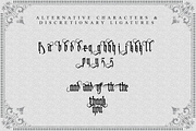 Avertastevia for Tattoo & Liquor, a Blackletter Font by ilhamtaro (Thumbnail 8 of 15)