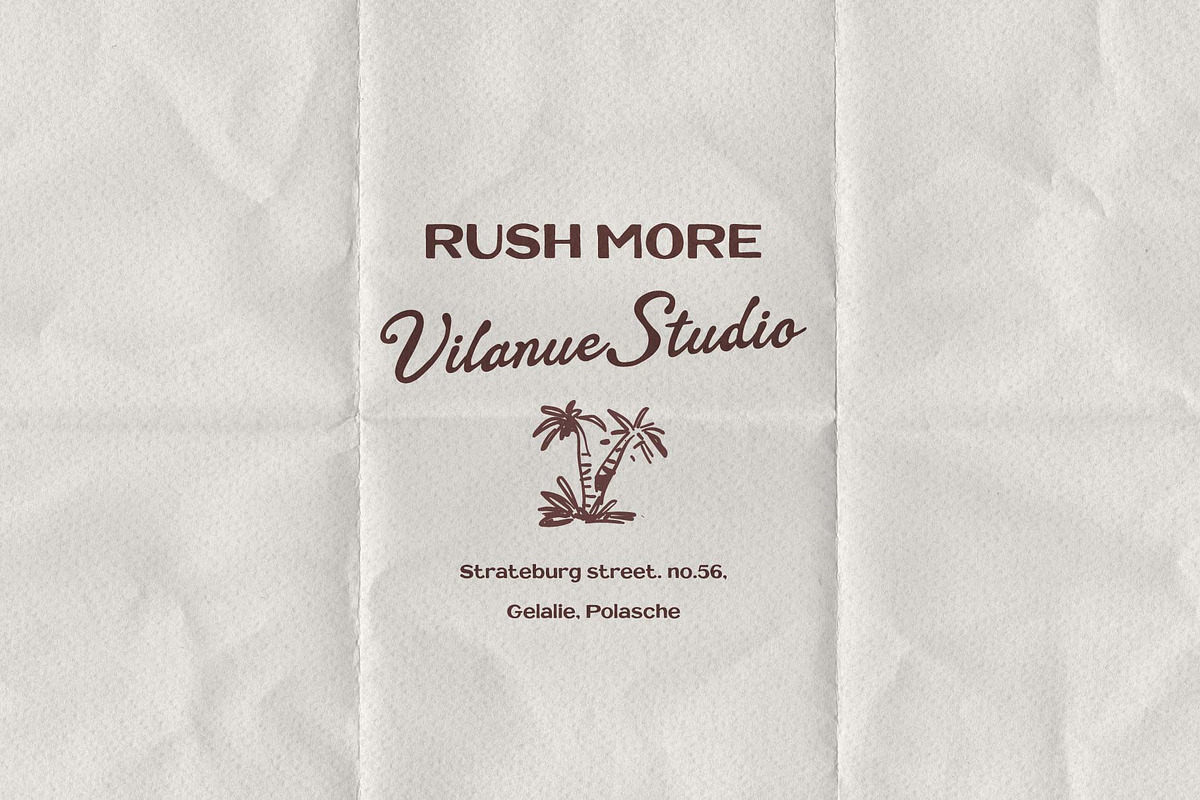 Sunset Palm; Vintage Fonts, a Handwritten Font by Eko Bimantara (Photo 4 of 19)