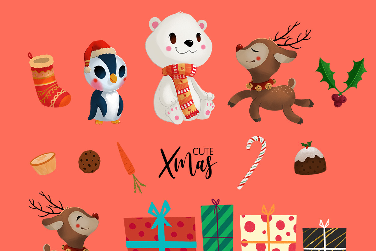 Cute Xmas, an Animal Illustration by Useful Beautiful (Photo 2 of 2)