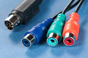 Audio cable with plugs stock photo containing coaxial cable and cable