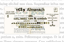 1689 Almanach Complete Set
