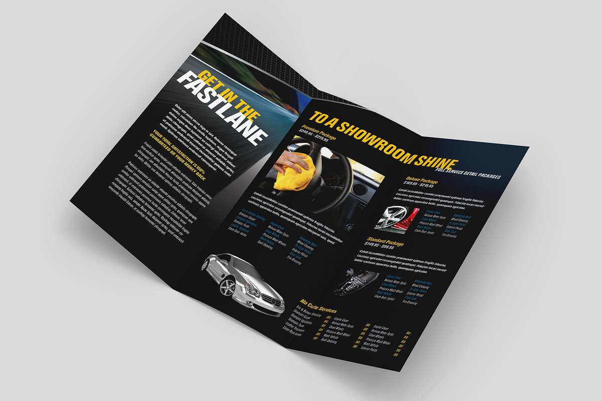 Auto Detailing Brochure Template, a Brochure Template by StockLayouts (Photo 2 of 4)