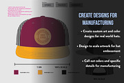 Hat Template - 6 Panel Hat, a Hat Mockup by Template Haven (Thumbnail 2 of 11)