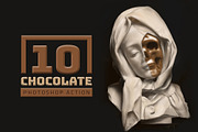 10 Chocolate Photoshop Actions, an Action Add-On by yantodesign (Thumbnail 1 of 6)