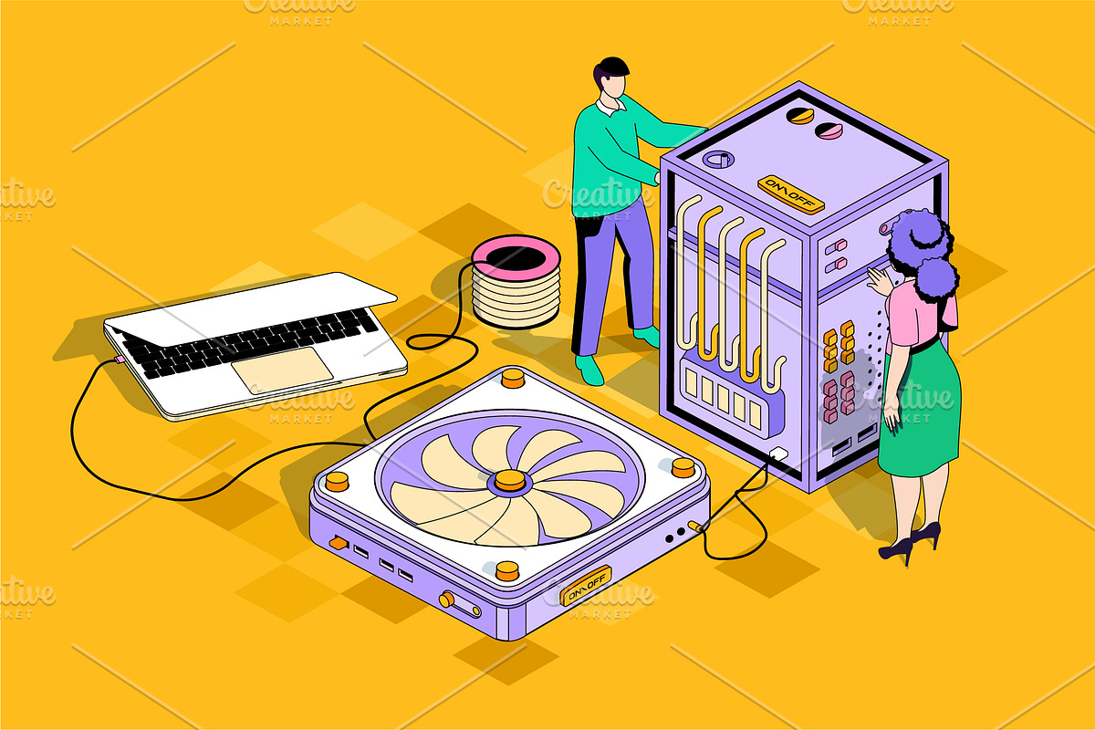 Isometric Web Concepts, a Templates & Theme by alexdndz (Photo 7 of 21)