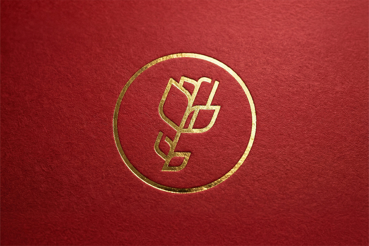 Golden Blossom Logo & Stationery Set, a Branding & Logo Template by Anton Akhmatov (Photo 1 of 11)