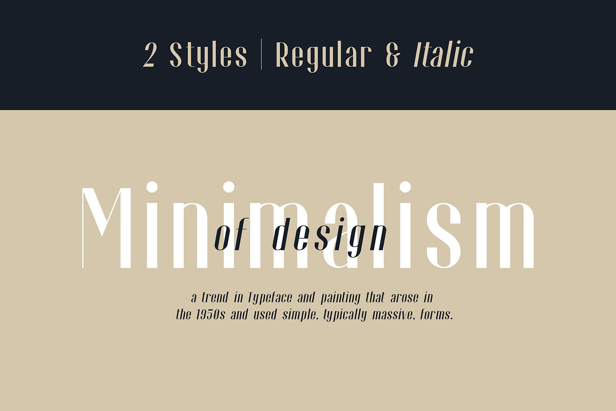 Espoir Font Family preview 3
