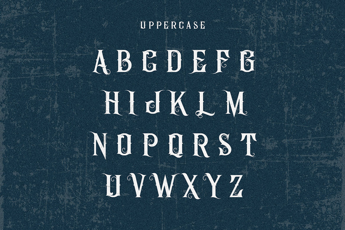 Melcoinda - Vintage Ornamental Font, a Serif Font by JumboDesign (Photo 5 of 8)