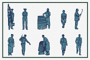 Vintage People Logos, a Branding & Logo Template by Justin Achammer (Thumbnail 7 of 9)