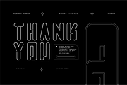 VB Prainer - Futuristic Display Font, a Sans Serif Font by VALIANTBROTHA (Thumbnail 11 of 11)