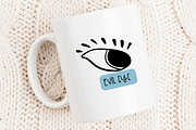 EVIL EYE Doodle | Symbols Fonts, a Symbol Font by Sirinart (Thumbnail 5 of 6)
