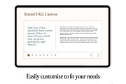 Boxed FAQ Showit Template, a Websites & App Template by Amanda Pena Design (Thumbnail 4 of 6)