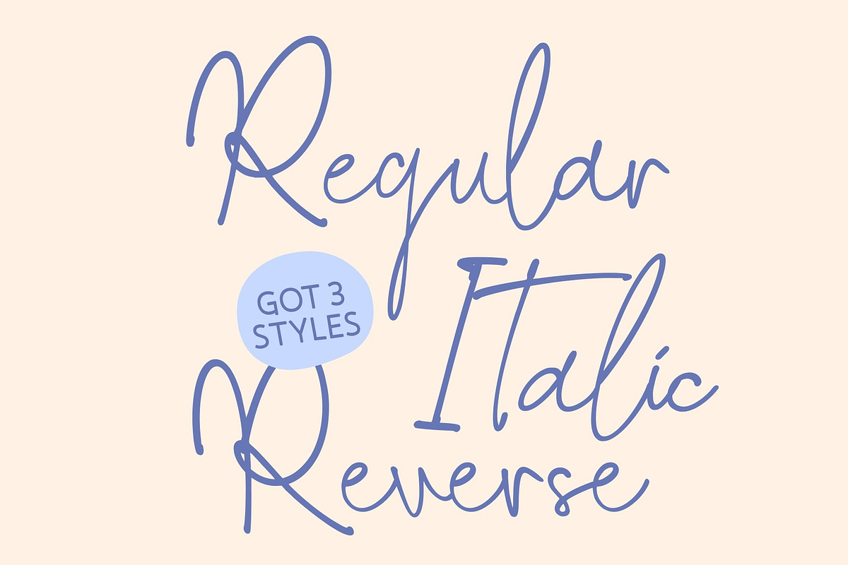 CS Sinclair – Handwritten Script, a Script Font by Craft Supply Co. (Photo 4 of 8)