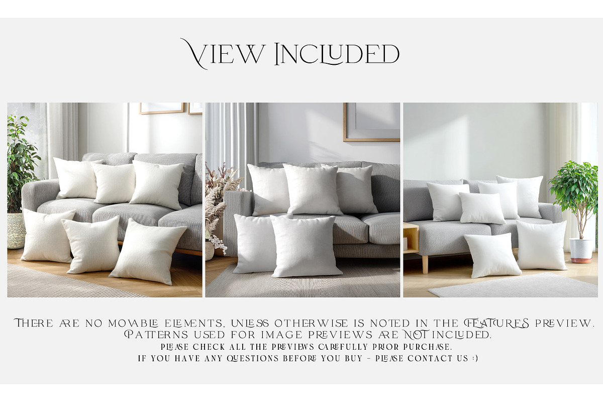 Throw Pillows Mockups, a Mockup by mock-ups (Photo 2 of 21)