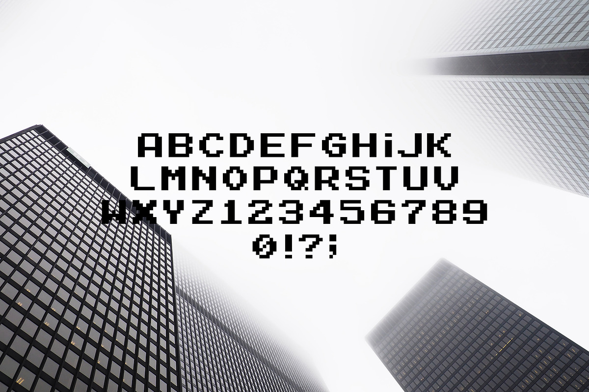 Pixel font / 8-bit fonts. preview 4